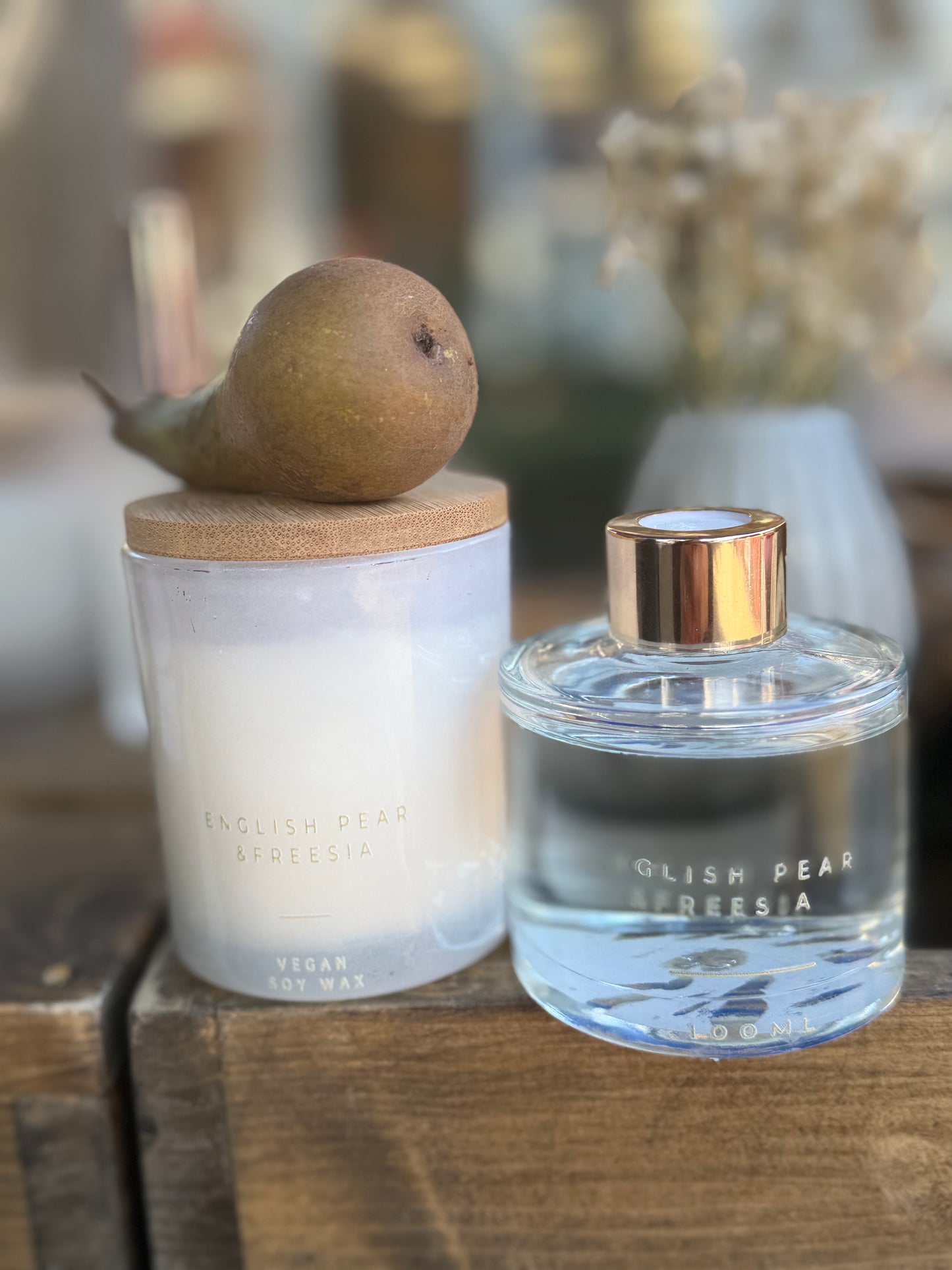 🍐 English Pear Reed Diffuser – 100ml